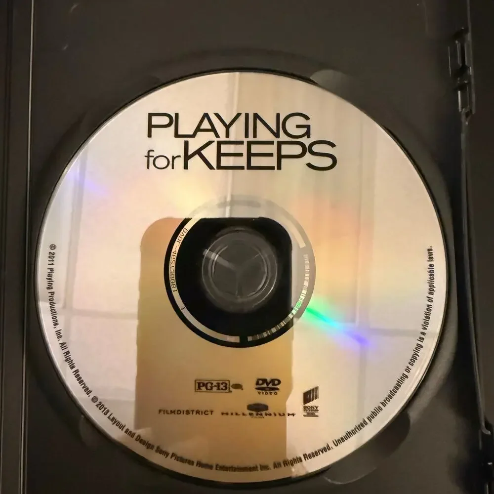 Playing for Keeps DVD 2012 Gerard Butler Jessica Biel Romantic Comedy Movie